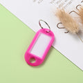 Plastic Key Tag With Label Window