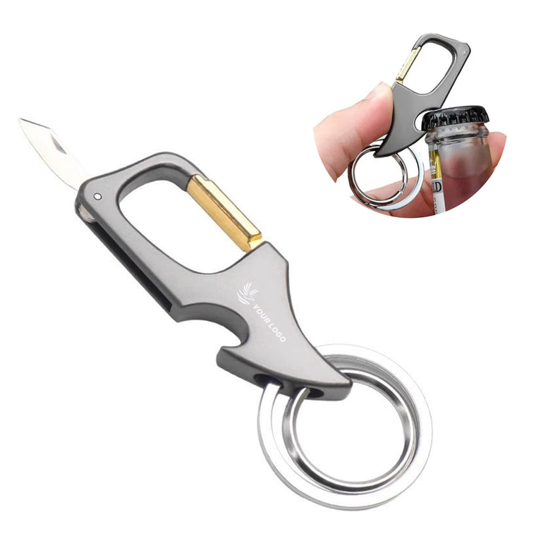 Multi-function Keychain With Bottle Opener