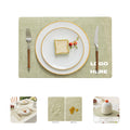Non-slip Leather Table Placemat