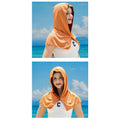 Neck Face Cooling Hoodie Towel
