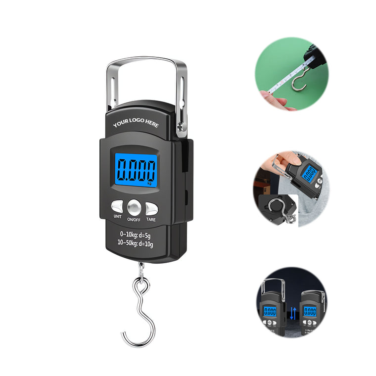 110 Lbs Portable Electronic Digital Scale /w 3.3 ft Tapeline
