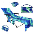 Tie-Dye Beach Towel Lounger Cover