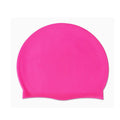 Solid Color Silicone Swim Cap