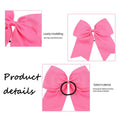 Large Cheer Hair Bows Ponytail Holder
