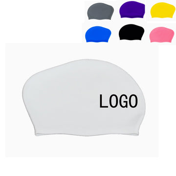 Large Silicone Swim Cap For Women With Long Hair