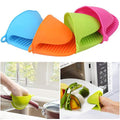 1Pcs Thicken Silicone Oven Glove Heat Resistant Pinch Mitt