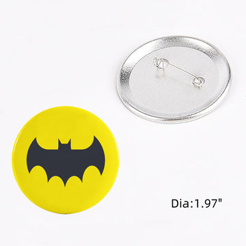 2" Round Button 2-Piece W/ Pin