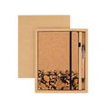 Eco-Friendly Coffee Grounds Cork Notebook Set