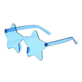 Star Shaped Rimless Sunglasses for Traveling