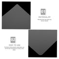 A4 Plastic Writing Pads School Exam Mats
