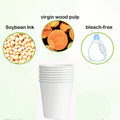 9 Oz Eco-Friendly Paper Cup-White-Tradition