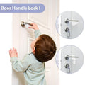 No Drilling Baby Cat Pet Proof Door Handle Safety Lock
