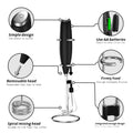 Powerful Whisk Electric Milk Frother Wand