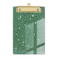 Glitter Acrylic Clipboard With Gold Clip