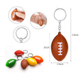 Pu Football Keychain