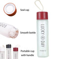 12 OZ Trendy Frosted Glass Water Bottle