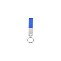 Colored Leather Metal Keychain