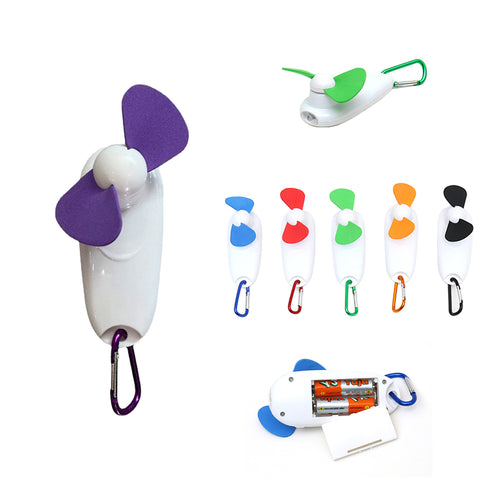 2-in-1 Mini Fan With Flashlight
