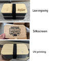 Bamboo Bento Box With Compartments