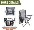 Oversized Camping Folding Chair Portable For Outdoor