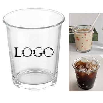 12oz Retro Flared Glass Coffee Cup