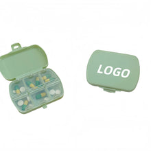 Portable Small 6 Compartment Pill Box Mini Organizer
