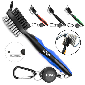 Retractable Golf Club Cleaner Brush
