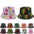 Flat Top Bucket Hat With Short Brim