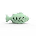 Fish-shaped Silicone Treat-Dispensing Toy