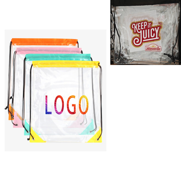Clear Drawstring Backpack