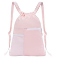 Drawstring Backpack With Mesh Pocket