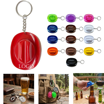 Cowboy Hat Bottle Opener Keychain