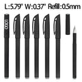 334 Black Gel Pen with Rubberized Grip
