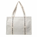 Casual Large-Capacity Letter Canvas Bag