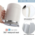 17Oz Portable Stainless Steel Thermos Mug With Spoon