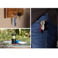 Aluminum Emergency Whistle with Keychain Ring