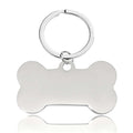Bone Shaped Stainless Steel Keychain