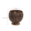 Coconut Goble Shell Cup With Spoon For Beach Party