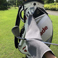 Microfiber Fabric Waffle Pattern Tri-fold Golf Towels
