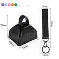 3 Inch Metal Cowbell Noisemaker W/ Wrist Strap