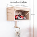 Car Garage Key Holder With Opening Door