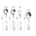 Portable Stainless Steel Foldable Spoon With Plastic Case