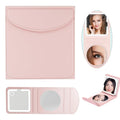 Dual-Fold Makeup Mirror With Lights