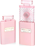 Perfume Bottle Shaped Handheld Fan with 3 Speeds
