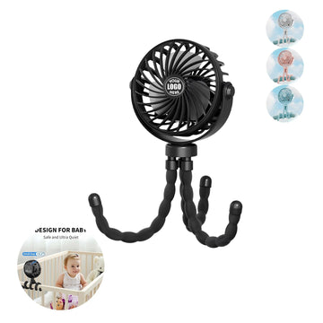 Octopus Tripod Clip-On Portable Fan