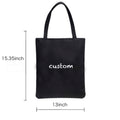 Canvas Zipper Shoulder Tote Bag With Ball Pattern