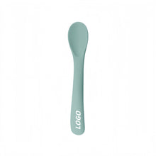 Food Soft Silicone Spoon Baby Learning Food Feeding