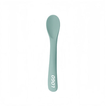 Food Soft Silicone Spoon Baby Learning Food Feeding