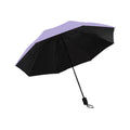 Manual Black Handle Outward Folding Umbrella