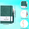 A7 Pocket Pu Cover Notebook Journal With Pen